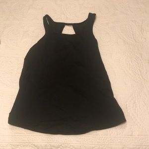 Black lulu lemon athletic tank top